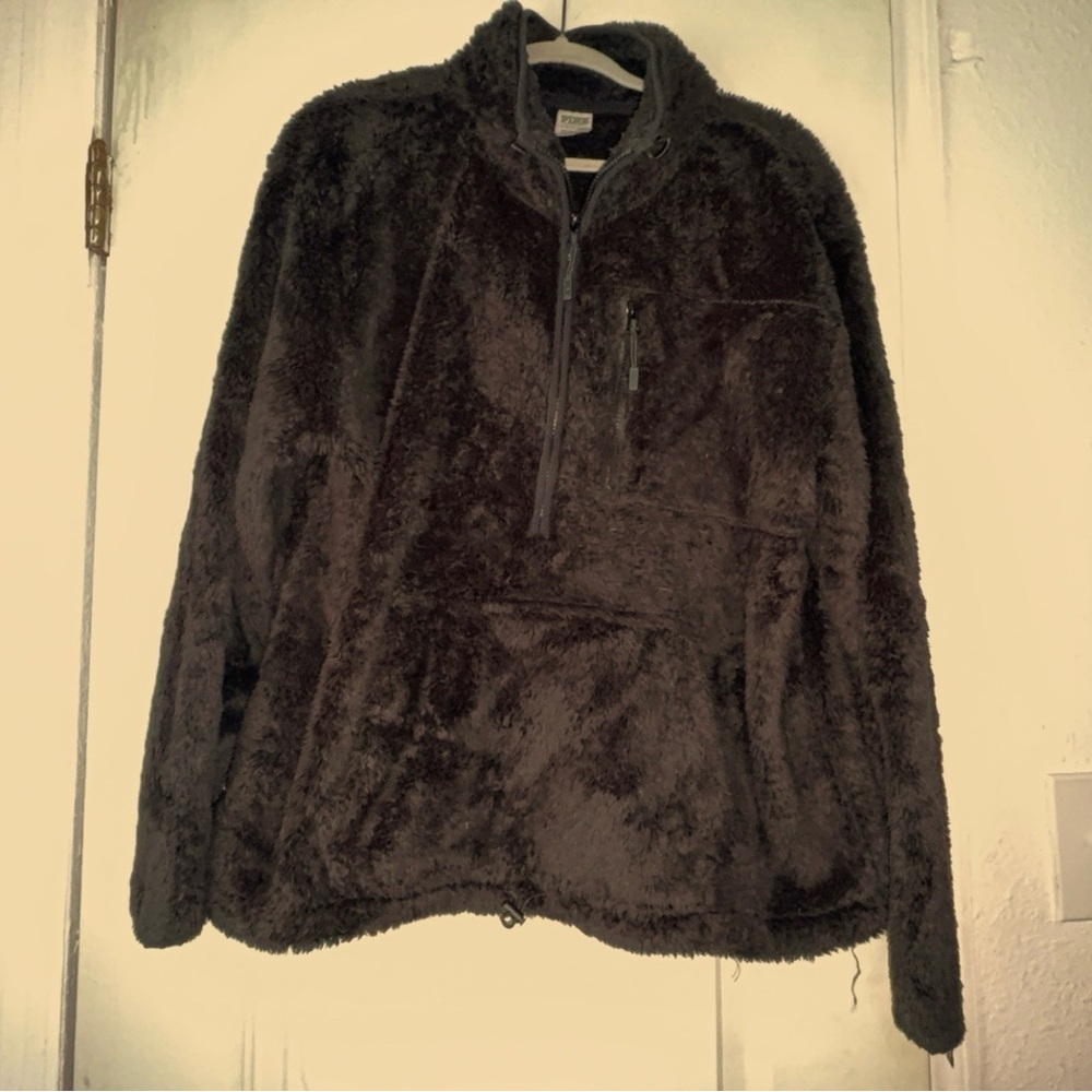 PINK VS Sherpa Quarter-Zip Pull Over